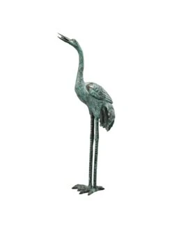 Bronze Crane Statues, Large -Nature's Yard Sales Store 8589919 001v