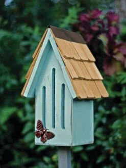 Heartwood Butterfly Breeze House -Nature's Yard Sales Store 8590369SB 03V tif
