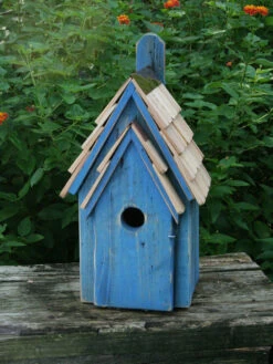 Heartwood Bluebird Manor Bird House 5 Heartwood Bluebird Manor Bird House -Nature's Yard Sales Store 8591068bl 03v 1 heartwood bluebird manor bird house blue