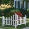 Country Corner Vinyl Picket Fence