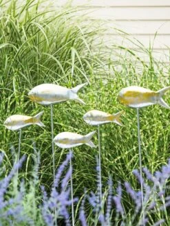 Fish Out Of Water Garden Stakes, Set Of 5 -Nature's Yard Sales Store 8593672 9131 tif