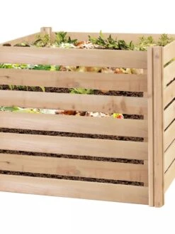 Cedar Wood Composter, 23 Cubic Feet -Nature's Yard Sales Store 8594623 02V tif