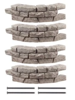 Rock Lock Interlocking Garden System, Curved Sets 15 Rock Lock Interlocking Garden System, Curved Sets -Nature's Yard Sales Store 8598736 01V jpg