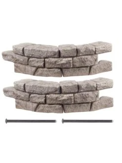 Rock Lock Interlocking Garden System, Curved Sets 14 Rock Lock Interlocking Garden System, Curved Sets -Nature's Yard Sales Store 8598737 01V 3 4