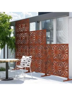 Veradek 2-Panel Privacy Screen Set, Star -Nature's Yard Sales Store 8599214 04v