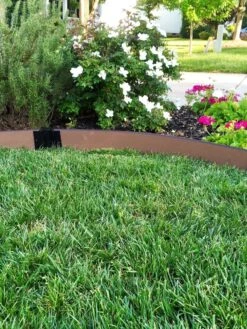 Curved Composite Landscape Edging Kit With 1" Boards -Nature's Yard Sales Store 8599404 08V tif
