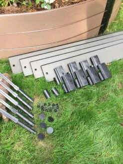 Straight Composite Landscape Edging Kit With 1" Boards 5 Straight Composite Landscape Edging Kit With 1" Boards -Nature's Yard Sales Store 8599406 16V tif