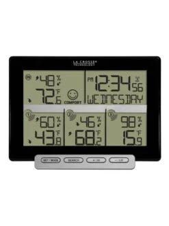 La Crosse 308-1412-3TX-INT Wireless Weather Station With 3 Sensors -Nature's Yard Sales Store 8599459 01v