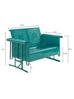 Crosley Bates Loveseat Glider 10 Crosley Bates Loveseat Glider -Nature's Yard Sales Store 8599629 02v