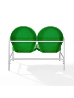 Crosley Griffith Metal Outdoor Loveseat -Nature's Yard Sales Store 8599643 04v