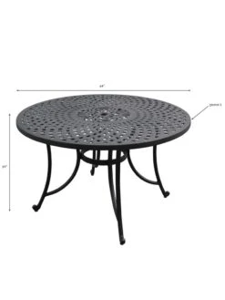 Crosley Sedona Cast Aluminum Dining Table 9 Crosley Sedona Cast Aluminum Dining Table -Nature's Yard Sales Store 8599661 01v
