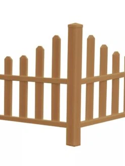 Country Corner Composite Picket Fence 5 Country Corner Composite Picket Fence -Nature's Yard Sales Store 8599773 02V tif