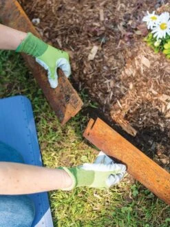 Corten Steel Edging 5" H, Set Of 3 -Nature's Yard Sales Store 8599845 0253 tif