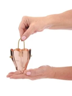 Crocus Pure Copper Rain Chain, 8.5' -Nature's Yard Sales Store 8600207 01v