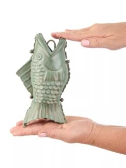 Fish Pure Copper Rain Chain, 8.5' -Nature's Yard Sales Store 8600209 06V tif