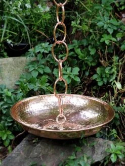Rain Chain Basins -Nature's Yard Sales Store 8600211 01V rain chain basins copper