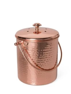 Hammered Copper Compost Pail -Nature's Yard Sales Store 8600224 19320 tif