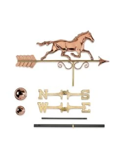 Galloping Horse Copper Weathervane -Nature's Yard Sales Store 8600346 04v