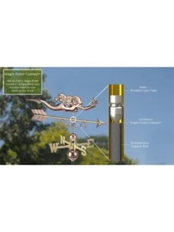 Little Mermaid Copper Weathervane -Nature's Yard Sales Store 8600350 06v