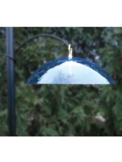 Birds Choice Hanging Dome With Brass Hanger 5 Birds Choice Hanging Dome With Brass Hanger -Nature's Yard Sales Store 8608736 01v birds choice hanging feeder dome with brass hanger blue