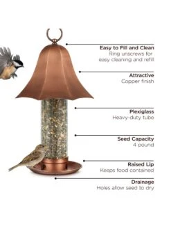 Bell Tube Bird Feeder -Nature's Yard Sales Store 8609486 03v