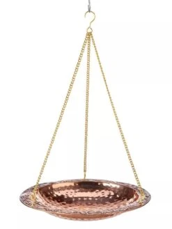 Copper Hanging Birdbath 7 Copper Hanging Birdbath -Nature's Yard Sales Store 8609880 03V