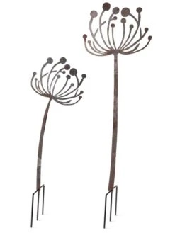 Queen Anne's Lace Garden Stake Set Of 2 -Nature's Yard Sales Store 8610210 8091 tif