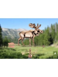 Moose With Arrow Weathervane -Nature's Yard Sales Store 8610229 01v