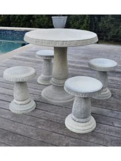 Stools, Set Of 4 9 Stools, Set Of 4 -Nature's Yard Sales Store 8610576 03v