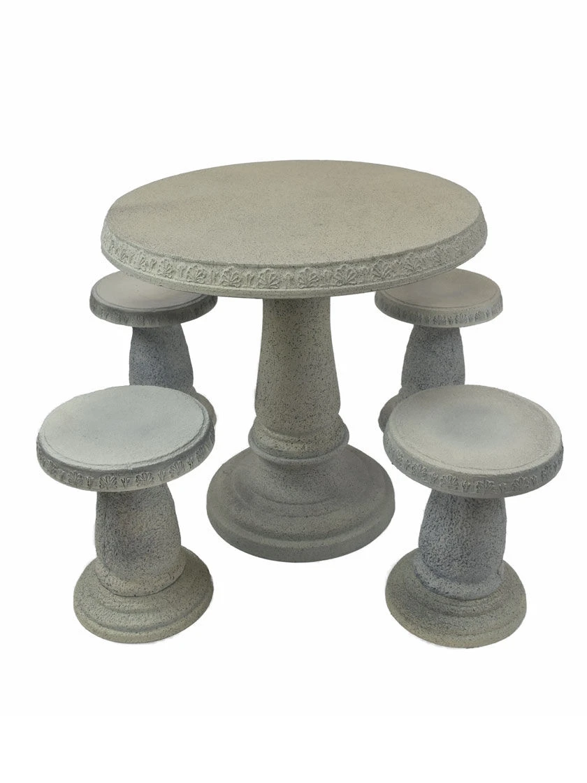Patio Set, Round Table & 4 Stools 6 Patio Set, Round Table & 4 Stools - Image 6