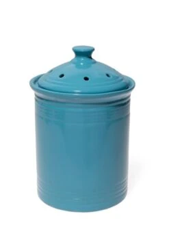 Ceramic Ribbed Compost Crock -Nature's Yard Sales Store 8611027 0863 tif