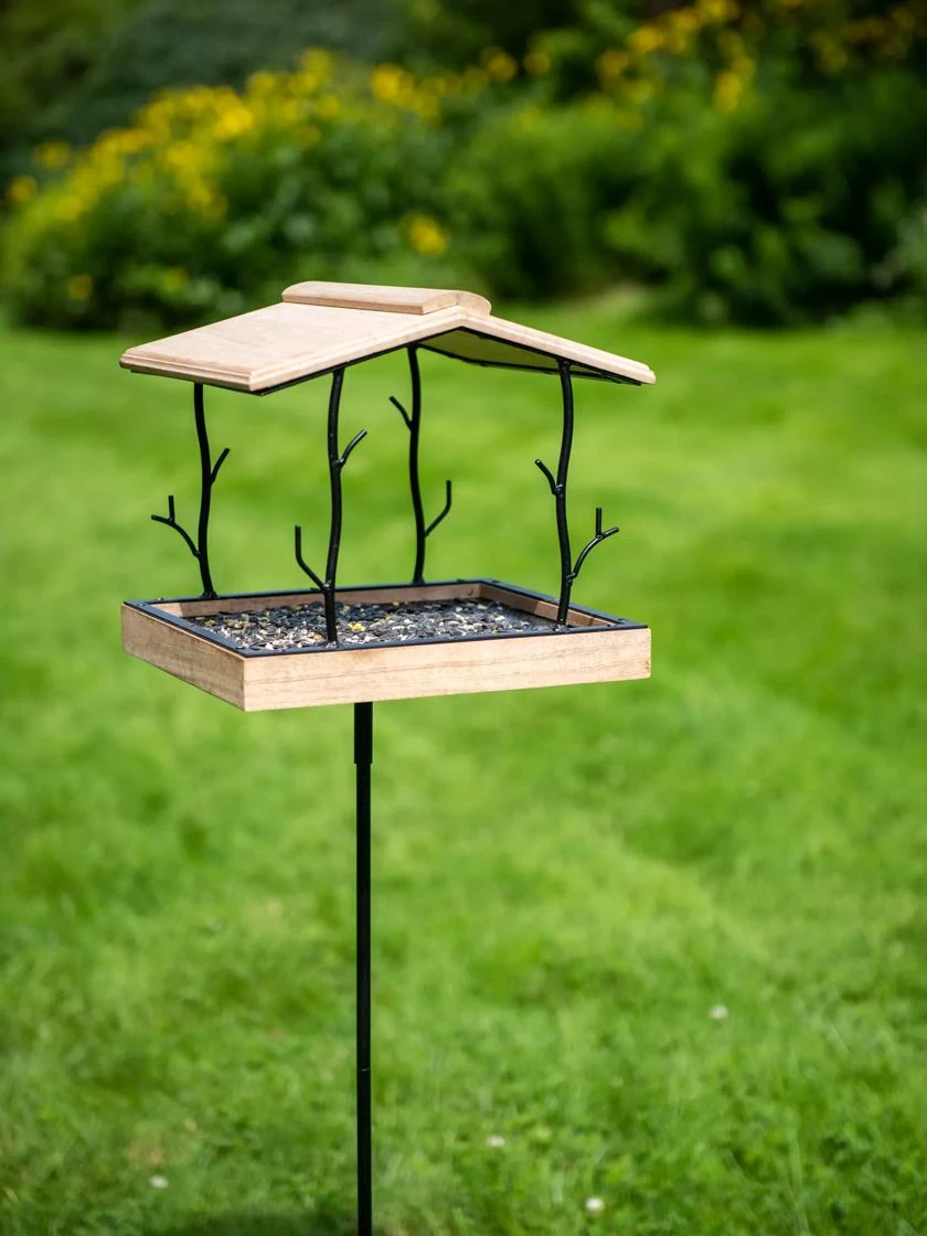 Twigs Platform Bird Feeder 2 Twigs Platform Bird Feeder - Image 2