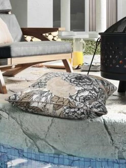 Outdoor Decor™ Floor Pillows, 24" X 24" -Nature's Yard Sales Store 8611118 111v trta outdoor floor deco pillow 24x24 tribal taupe