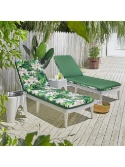 Outdoor Decor™ Chaise Lounge Cushions, 22" X 73" 12 Outdoor Decor™ Chaise Lounge Cushions, 22" X 73" -Nature's Yard Sales Store 8611127 106v grli outdoor chaise lounge cushion 22x73 green lily