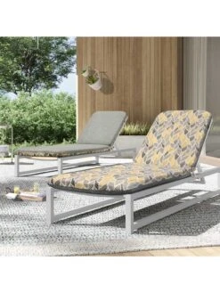 Outdoor Decor™ Chaise Lounge Cushions, 22" X 73" 13 Outdoor Decor™ Chaise Lounge Cushions, 22" X 73" -Nature's Yard Sales Store 8611127 108v ctlv outdoor chaise lounge cushion 22x73 citrus leaves