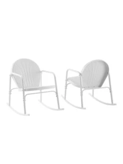 Crosley Griffith 2-piece Outdoor Rocking Chair Set -Nature's Yard Sales Store 8611577 wt 42v