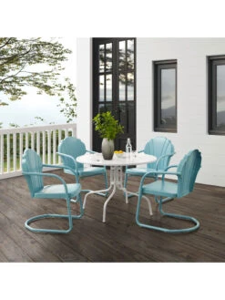 Crosley Tulip 5-piece Outdoor Dining Set -Nature's Yard Sales Store 8611578 bl 01v