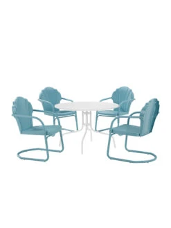 Crosley Tulip 5-piece Outdoor Dining Set -Nature's Yard Sales Store 8611578 bl 03v