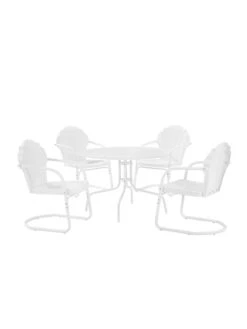 Crosley Tulip 5-piece Outdoor Dining Set -Nature's Yard Sales Store 8611578 wt 32v
