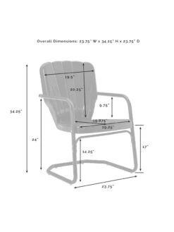 Crosley Ridgeland 5-piece Outdoor Dining Set -Nature's Yard Sales Store 8611579 07v