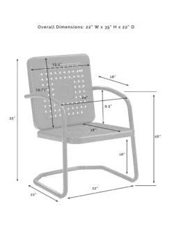 Crosley Bates 5-piece Outdoor Dining Set 19 Crosley Bates 5-piece Outdoor Dining Set -Nature's Yard Sales Store 8611581 08v
