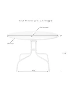 Crosley Bates 5-piece Outdoor Dining Set 20 Crosley Bates 5-piece Outdoor Dining Set -Nature's Yard Sales Store 8611581 09v