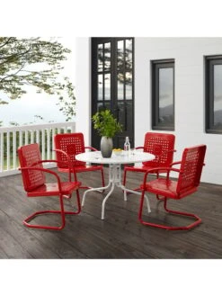Crosley Bates 5-piece Outdoor Dining Set 14 Crosley Bates 5-piece Outdoor Dining Set -Nature's Yard Sales Store 8611581 rd 01v