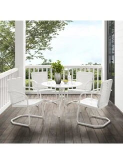 Crosley Bates 5-piece Outdoor Dining Set 16 Crosley Bates 5-piece Outdoor Dining Set -Nature's Yard Sales Store 8611581 wt 19v
