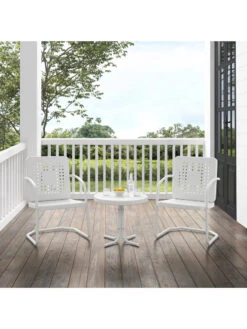 Crosley Bates 3-piece Outdoor Dining Chair Set 15 Crosley Bates 3-piece Outdoor Dining Chair Set -Nature's Yard Sales Store 8611583 wt 23v