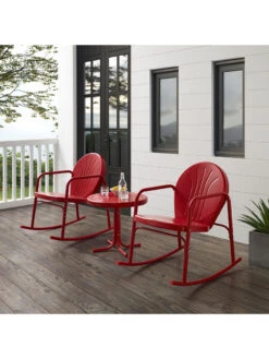 Crosley Griffith 3-piece Outdoor Rocking Chair Set -Nature's Yard Sales Store 8611588 rd 14v