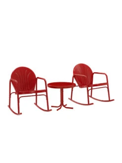 Crosley Griffith 3-piece Outdoor Rocking Chair Set -Nature's Yard Sales Store 8611588 rd 16v