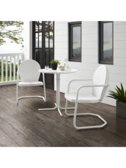 Crosley Griffith 3-piece Outdoor Bistro Set 24 Crosley Griffith 3-piece Outdoor Bistro Set -Nature's Yard Sales Store 8611589 wt 32v