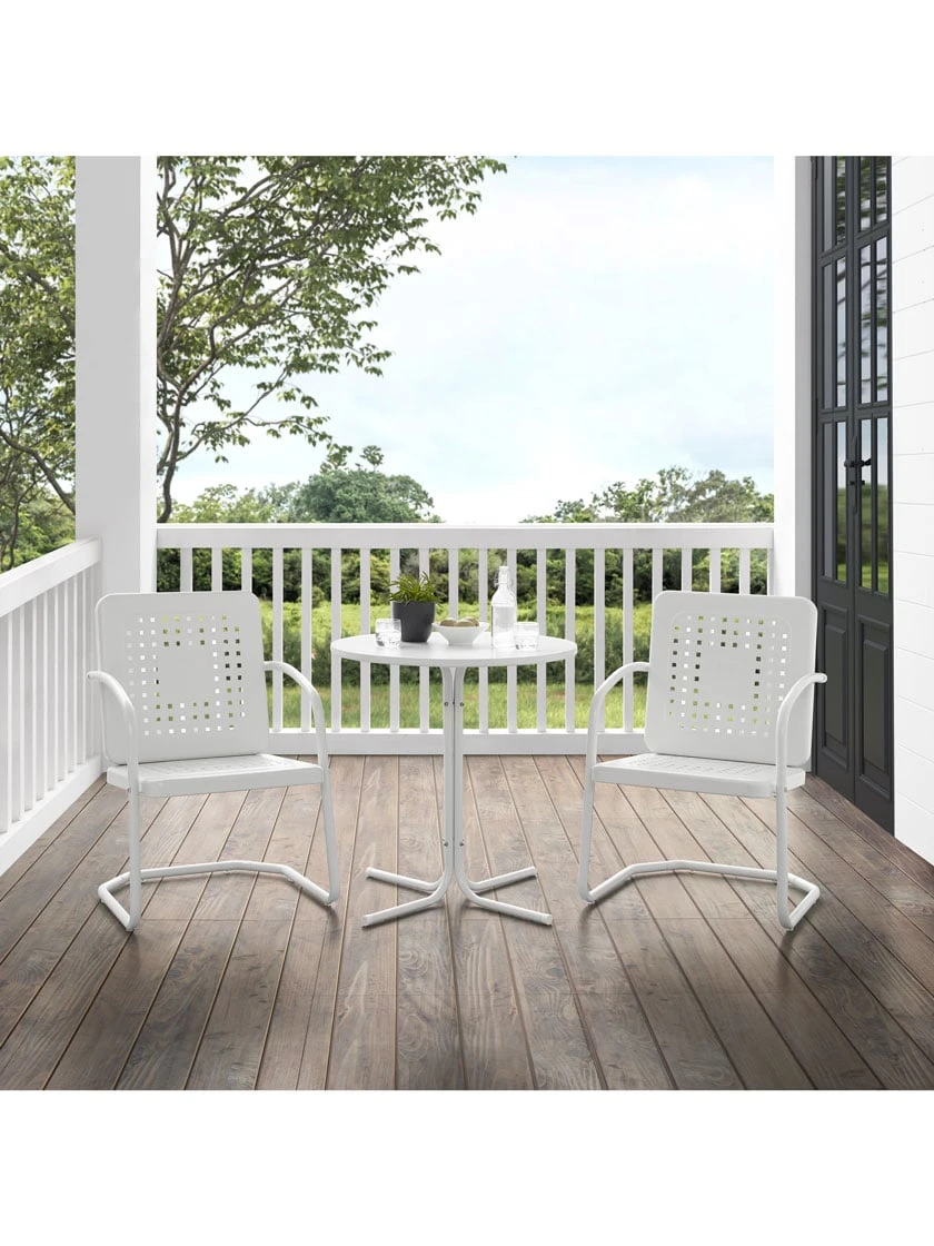 Crosley Bates 3-piece Outdoor Bistro Set 6 Crosley Bates 3-piece Outdoor Bistro Set - Image 6