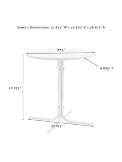 Crosley Ridgeland 3-piece Outdoor Bistro Set 31 Crosley Ridgeland 3-piece Outdoor Bistro Set -Nature's Yard Sales Store 8611594 11v